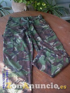 PANTALÓN MILITAR CAMUFLAJE ORIGINAL.